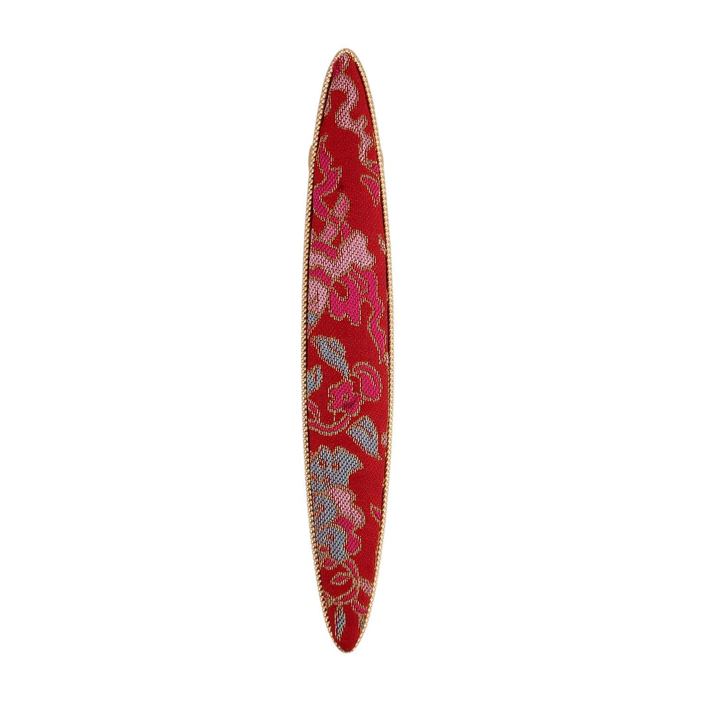 La Marey Signature Silk Multicolour Hairpins & Push Back Earring Set_4430710_4