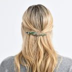 La Marey Signature Silk Multicolour Hairpins & Push Back Earring Set_4430711_3