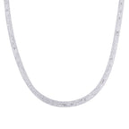 2 Piece Set - Sparkly White Crystal Necklace (Size - 20) and Bracelet (Size - 8)_4433146_3