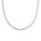 2 Piece Set - Sparkly White Crystal Necklace (Size - 20) and Bracelet (Size - 8)_4433149_3