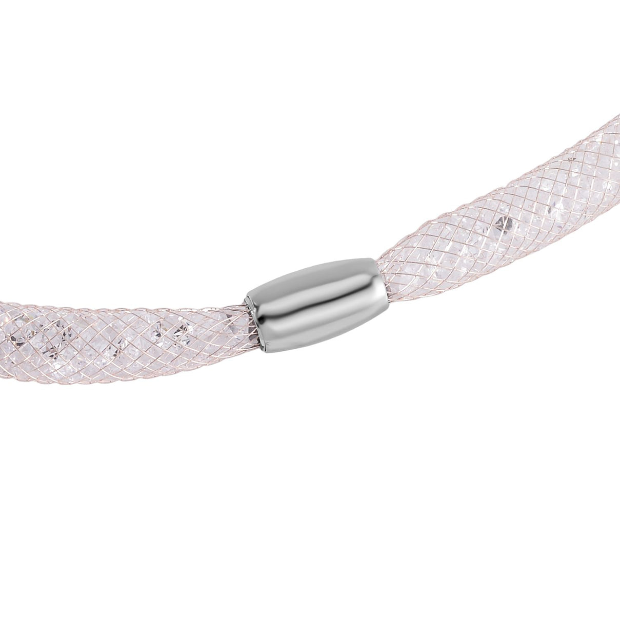 2 Piece Set - Sparkly White Crystal Necklace (Size - 20) and Bracelet (Size - 8) V32512501 5