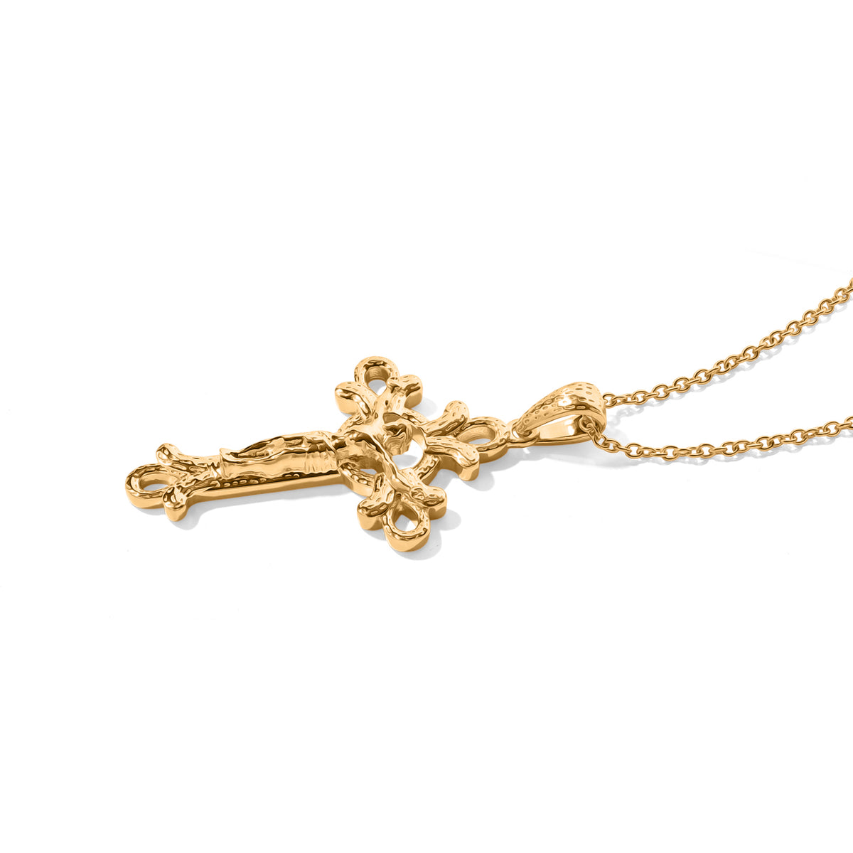 EverTrue Bronzella Collection - Pendant with Chain (Size 20) in Yellow Gold Tone 4438189 2