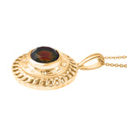 D'Joy Nebula Quartz Doublet Pendant with Chain (Size 20) in Yellow Gold Plated Sterling Silver 3.51 Ct._4443184_3