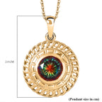 D'Joy Nebula Quartz Doublet Pendant with Chain (Size 20) in Yellow Gold Plated Sterling Silver 3.51 Ct._4443184_5