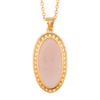Rose Quartz Pendant with Chain (Size 19+2 Ext) 25.00 Ct._4445170_4