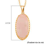 Tigers Eye Pendant with Chain (Size 19-2 Ext) 25.00 Ct.