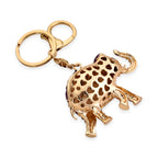 Set of 2 - Multi-Colour Crystal Keychain in Frog & Elephant Design_4446112_5