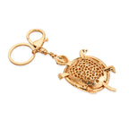 Set of 2 - Multi-Color Crystal Keychain in Tortoise & Rabbit Design_4446114_3