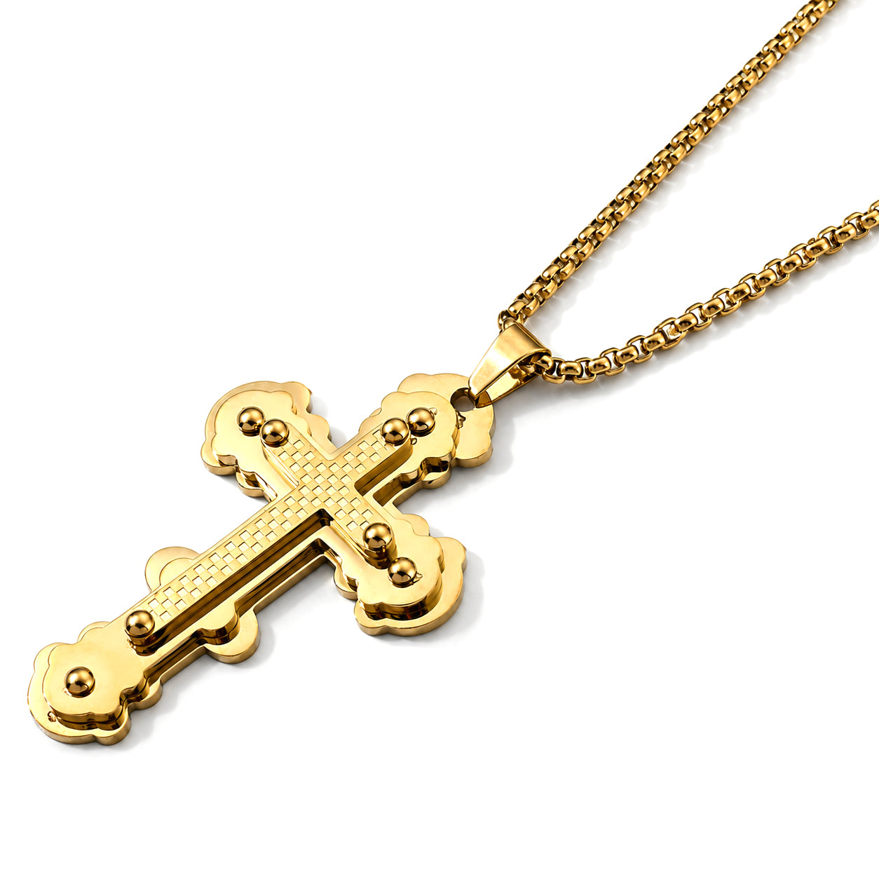 Cross Pendant with Chain (Size 24) &amp; Lobster Clasp V32513028 4