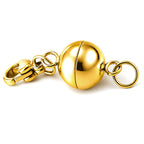 Pick OF The Show-Set of 2 - Rhodium Plating & Yellow Gold Plated Lobster Clasp with Magnetic Lock_4451706_3
