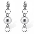 Pick Of The Show - Set of 2 - Rhodium Plating Lobster Clasp with Magnetic Lock_4451709