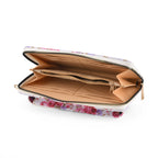 LA MAREY Set of 2: RFID Smartphone Floral Crossbody Bag & Floral Cuff Bracelet Gift Set - Pink_4455497_5