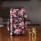LA MAREY Set of 2: RFID Smartphone Floral Crossbody Bag & Starfish Cuff Bracelet Gift Set - Black_4455506_1