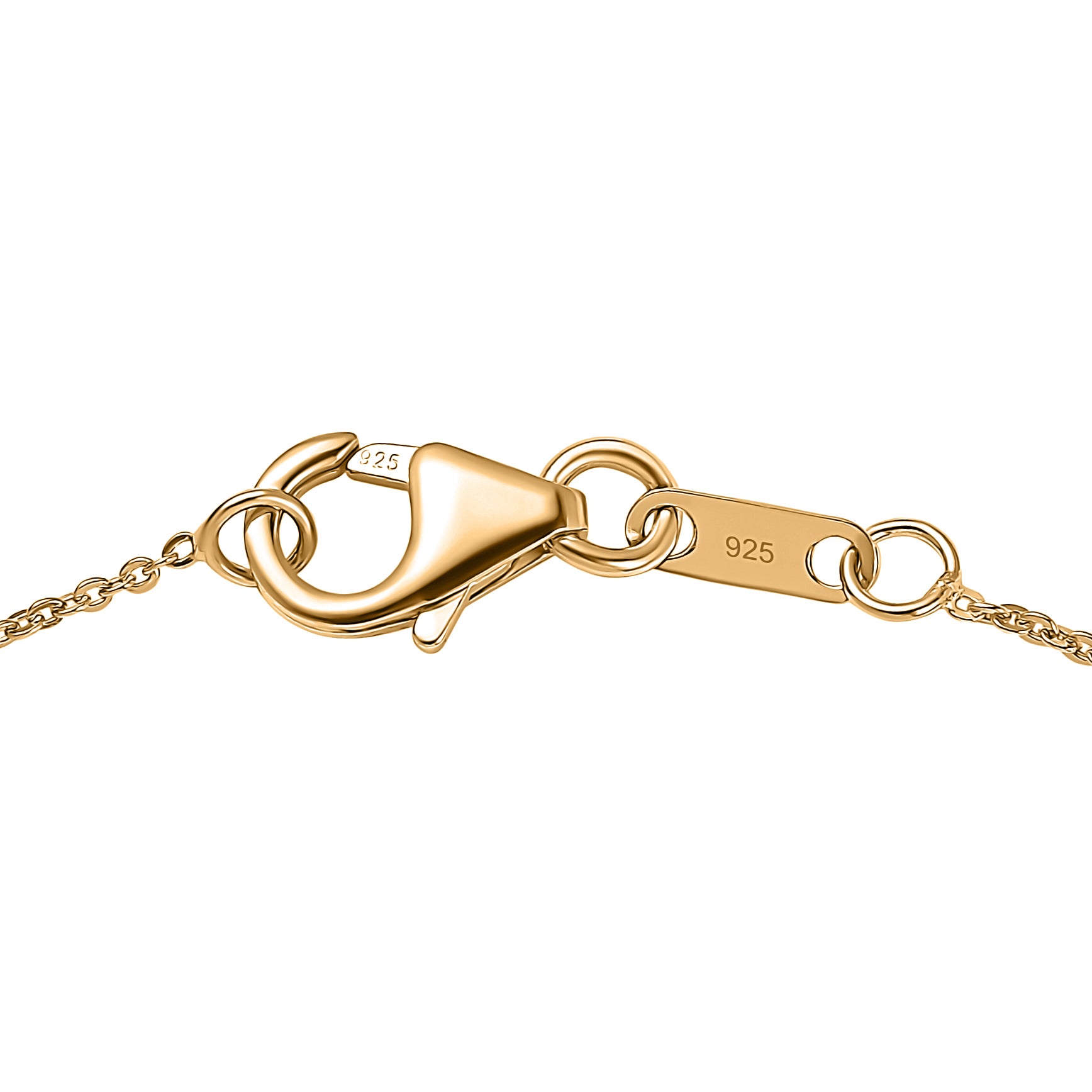 African Ruby, White Zircon Cross Pendant with Chain (Size 20) in Yellow Gold Plated Sterling Silver 1.54 Ct. V32517664 6