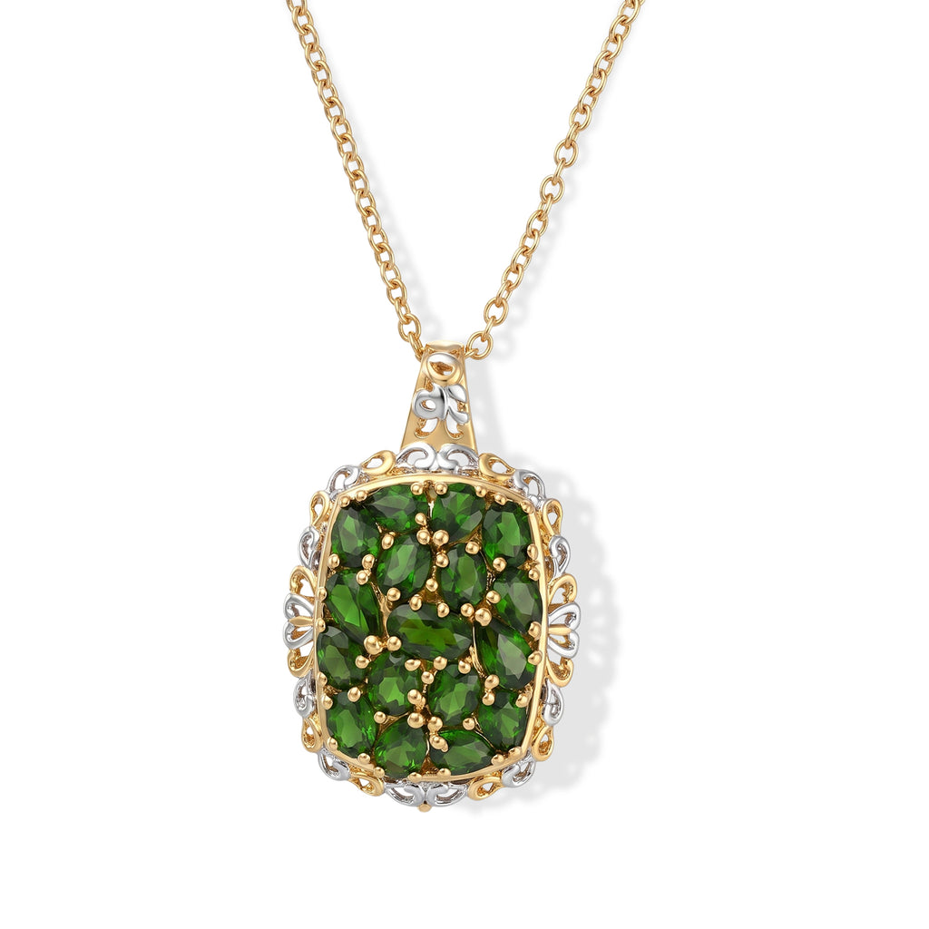 EverTrue - Natural Chrome Diopside Pendant with Chain (Size 20) 3.20_4457070
