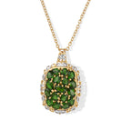 EverTrue - Natural Chrome Diopside Pendant with Chain (Size 20) 3.20_4457070