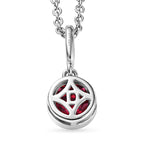 D'Joy Rhodolite Garnet Solitaire Pendant with Chain (Size 20)  1.15 Ct._4459010_4