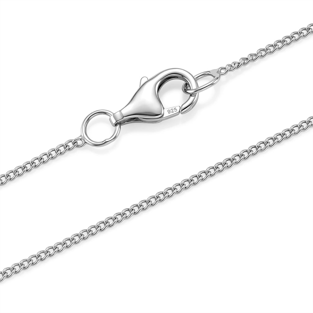 D'Joy - GRA Certified (D-VVS1) Moissanite Double Halo Hearts & Arrows Cut Pendant with Chain (Size 18) in Rhodium Overlay Sterling Silver 1.20 Ct._4459289_5