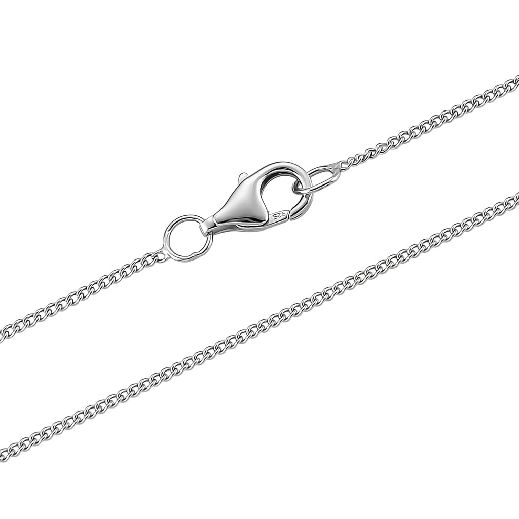 D'Joy Moissanite GRA Certified Solitaire Pendant with Chain (Size 18) in Rhodium Overlay Sterling Silver 1.00 Ct._4459291_5