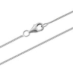 D'Joy Moissanite GRA Certified Solitaire Pendant with Chain (Size 18) in Rhodium Overlay Sterling Silver 1.00 Ct._4459291_5