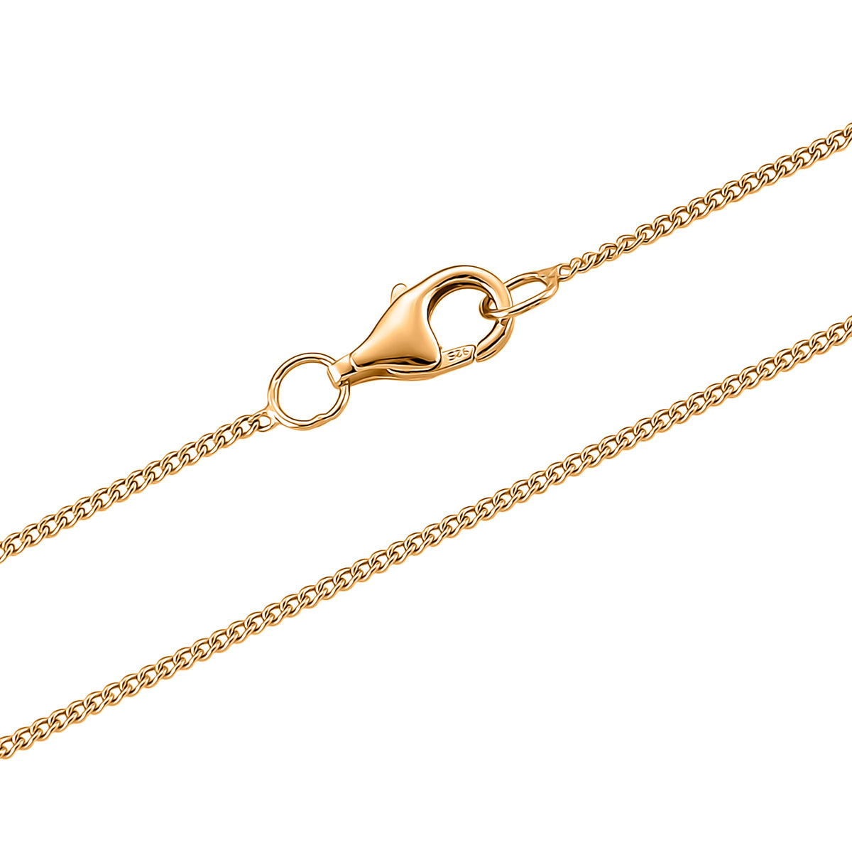 Moissanite Solitaire Pendant with Chain (Size 18) in Yellow Gold Plated Sterling Silver 1.00 Ct. V32556863 6