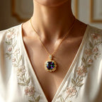 D'Joy Mystic Topaz & White Zircon Pendant with Chain (Size 20) in Yellow Gold Plated Sterling Silver 2.88 Ct._4459976_2
