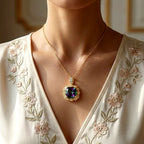 D'Joy Mystic Topaz & White Zircon Pendant with Chain (Size 20) in Yellow Gold Plated Sterling Silver 2.88 Ct._4459976