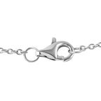 D'Joy GRA Certified Moissanite D-VVS1 Solitaire Spiral Pendant with Chain (Size 18) in Rhodium Overlay Sterling Silver_4462531_5