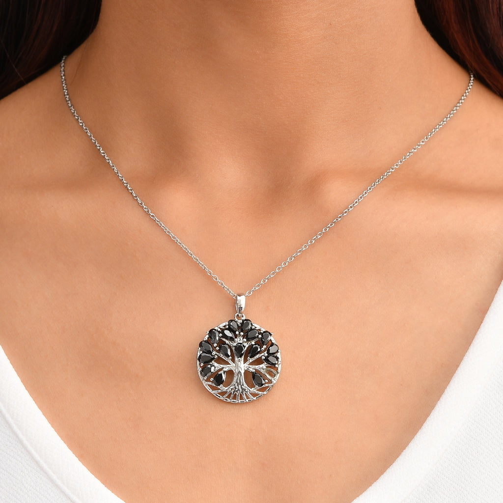 EverTrue - Black Spinel Pendant with Chain (Size 20) 5.00 Ct._4463456_1