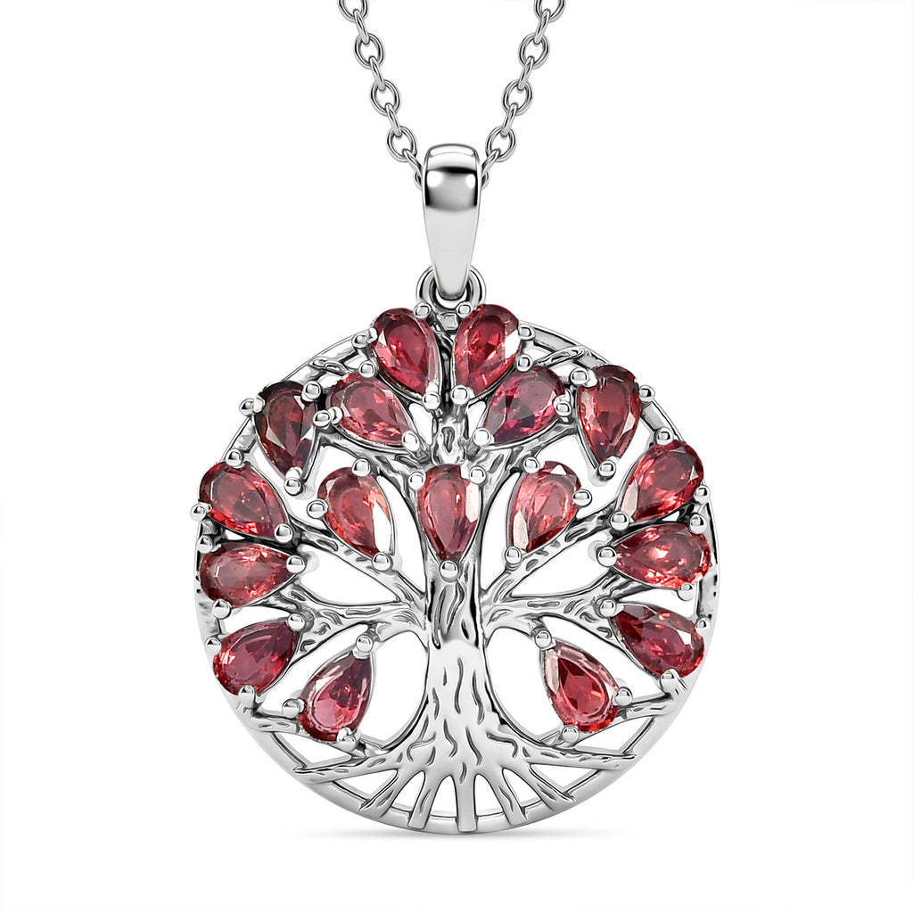 EverTrue - Orissa Rose Garnet Pendant with Chain (Size 20) 4.60 Ct._4463458