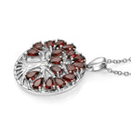 EverTrue - Orissa Rose Garnet Pendant with Chain (Size 20) 4.60 Ct._4463458_3