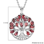 EverTrue - Orissa Rose Garnet Pendant with Chain (Size 20) 4.60 Ct._4463458_5