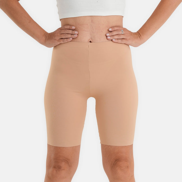 Super Find - La Marey Womens Set of 2 High Waist Seemless Shaper Shorts (Size S-M, UK 8-14) - Black &amp; Skin 4465761 2