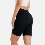 Super Find - La Marey Womens Set of 2 High Waist Seamless Shaper Shorts (Size S/M, UK 8-14) - Black & Skin_4465761_6