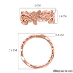 Set of 3 - EverTrue Multi Diamond Ring in Infinity, Heart & Leaf Vine Design_4470396_6