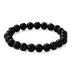 Set of 2 - Natural Shungite Candle Holder & Stretchable Bracelet (Size - 7) 1175.00 Ct._4471759_3
