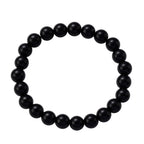 Set of 2 - Natural Shungite Candle Holder & Stretchable Bracelet (Size - 7) 1175.00 Ct._4471759_4