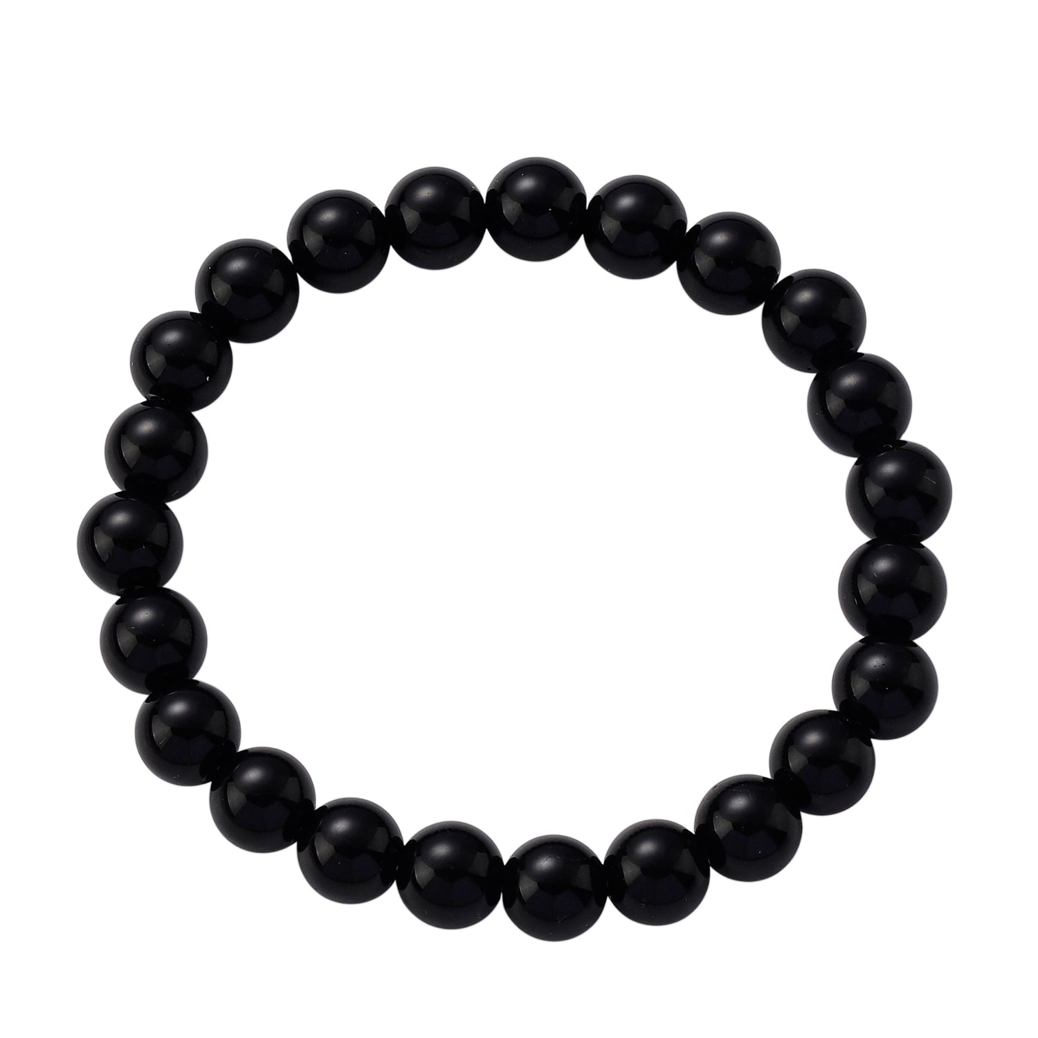 Set of 2 - Natural Shungite Candle Holder &amp; Stretchable Bracelet (Size - 7) 1175.00 Ct. 4471759 5