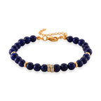 Set of 3 - Lapis Lazuli Beads Bracelet Adjustable Bracelet (Size - 7+2 Ext) 50.00 Ct._4473417_7