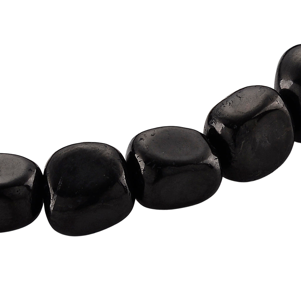 Set of 2 - Natural Shungite Stretchable Bracelet (Size - 7) & Life of Tree Photo Frame 300.00 Ct._4473931_3