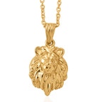 Bronzelaa  Pendant with Chain (Size 20) in Yellow Gold Tone