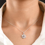 D'Joy - Tanzanite & White Zircon Pendant with Chain (Size 20) in Platinum Overlay & Yellow Gold Plated Sterling Silver_4478979_1
