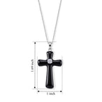 D'Joy - Dyed Black Jade & Moissanite Pendant with Chain (Size 18) with Lobster Clasp in Rhodium Overlay Sterling Silver 18.20 Ct._4479260_3