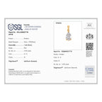 Luxuriant - SGL Certified Lab Grown Diamond (SI/G-H) Solitaire Pendant with Chain (Size 20) in 18K Vermeil Yellow Gold Plated Sterling Silver 2.00 Ct._4480308_4