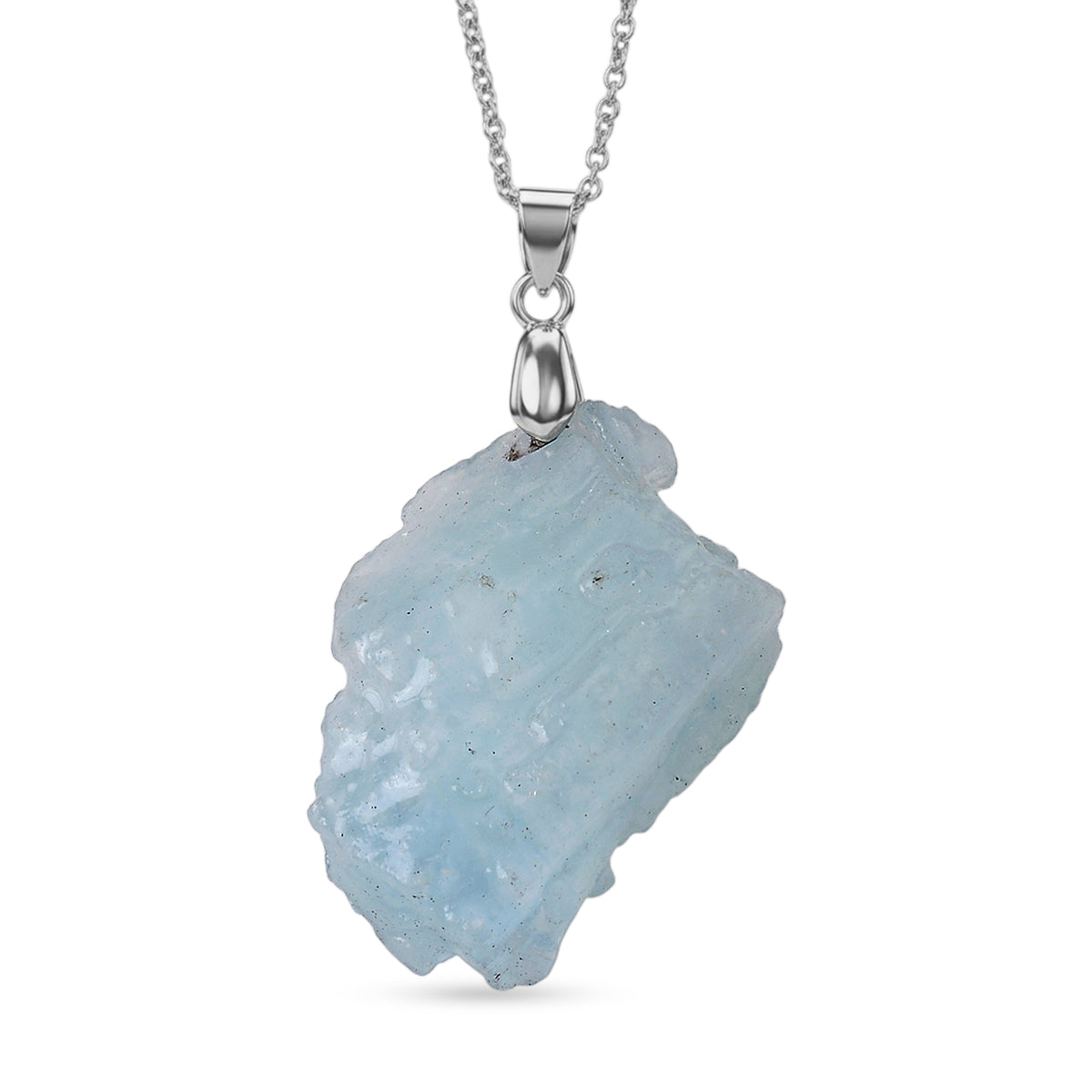 Aquamarine Pendant with Chain (Size 20) 63.00 Ct. V32363911 0