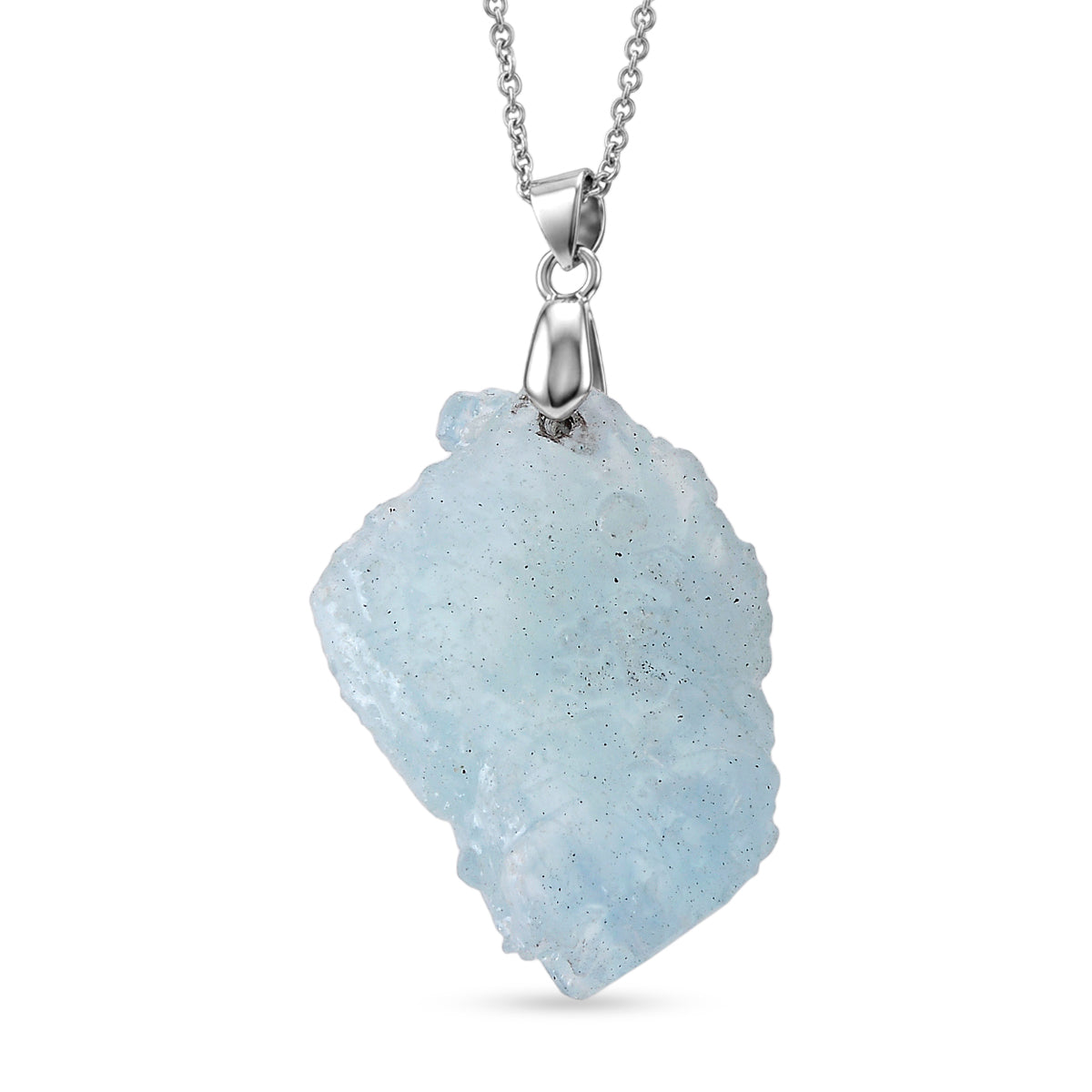 Aquamarine Pendant with Chain (Size 20) 63.00 Ct. V32363911 5