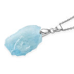Aquamarine Pendant with Chain (Size 20) 33.00 Ct.