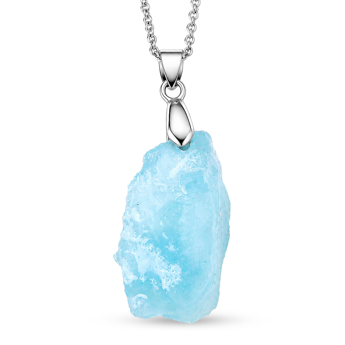 Aquamarine Pendant with Chain (Size 20) 33.00 Ct. V32355819 5