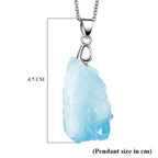 Aquamarine Pendant with Chain (Size 20) 33.00 Ct.
