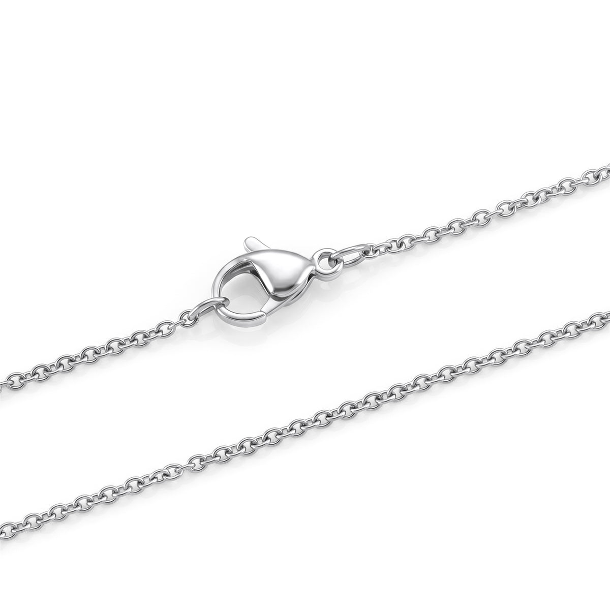 GRA Certified (D-VVS1) Moissanite Solitaire Pendant in Rhodium Overlay Sterling Silver with Chain (Size 20) 4482809 6